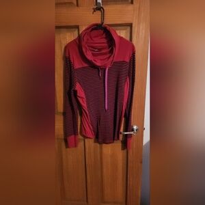 Striped Red Women's Sweater